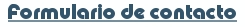 Formulario de Contacto