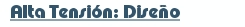 Alta tensi�n el�ctrica dise�o